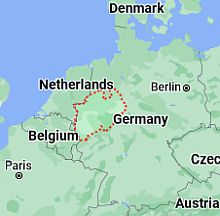 Mappa che mostra il Nordreno-Vestfalia, dove si trova