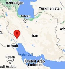 Ahvaz, dove si trova