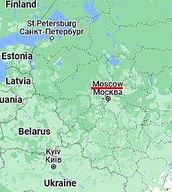 Mosca, dove si trova