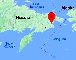 Anadyr, dove si trova