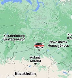 Omsk, dove si trova