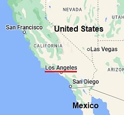 Los Angeles, dove si trova