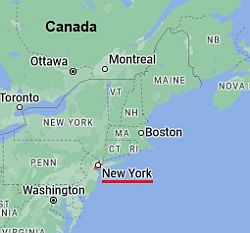 New York, dove si trova