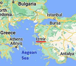 Izmir, dove si trova