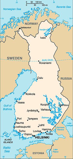 Mappa - Finlandia