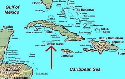 Mappa - Isole Cayman