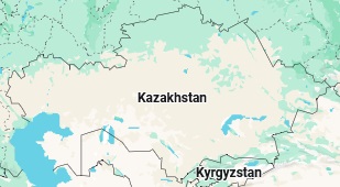 Aktau, posizione nella mappa