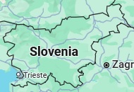 Capodistria, posizione nella mappa