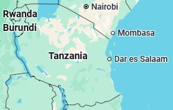 Arusha, posizione nella mappa