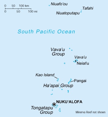 Lifuka, posizione nella mappa